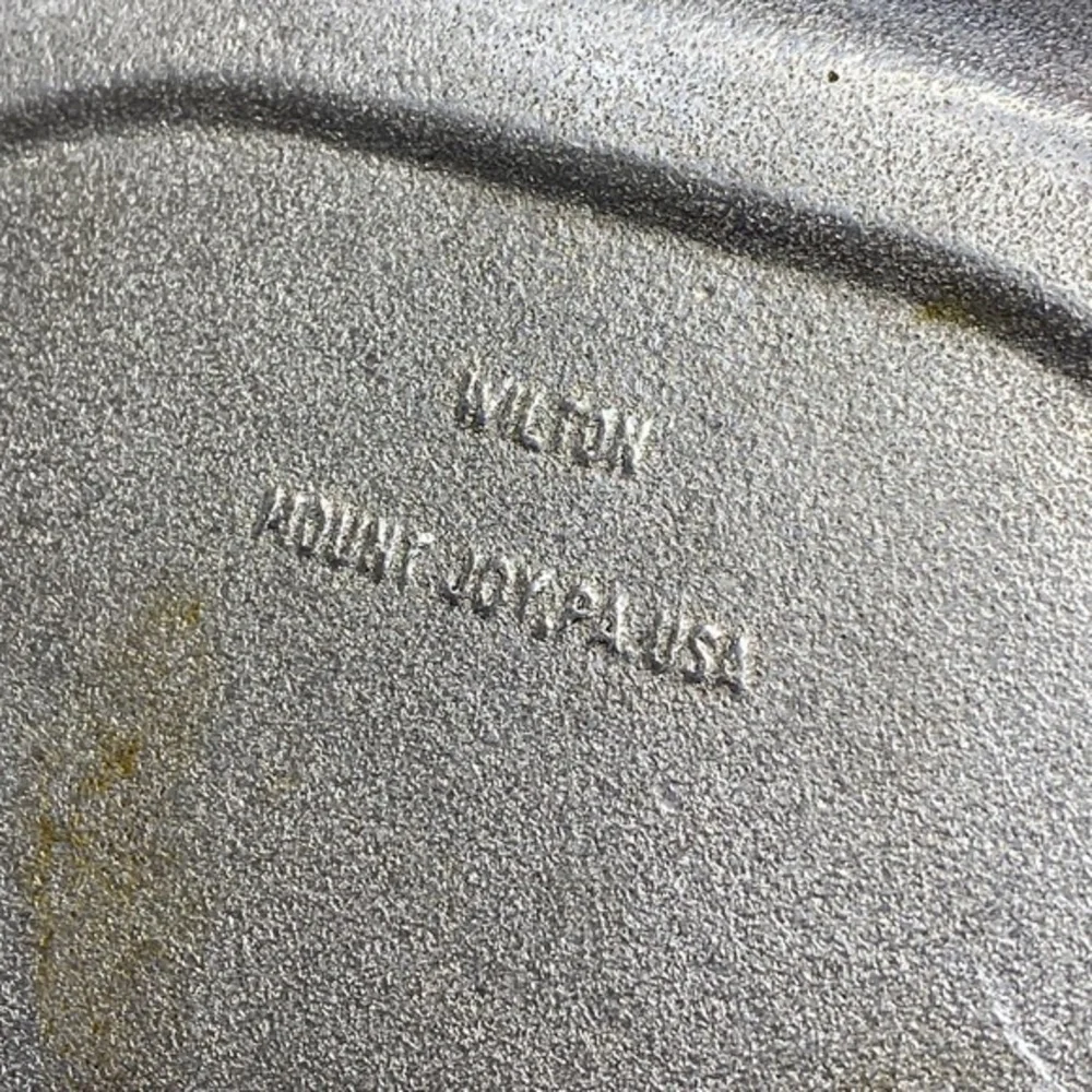 Vintage Wilton Pewter “Daily Bread” Plate Columbia PA USA Farmhouse Decor